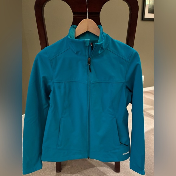 Turquoise soft shell lightweight  jacket - Picture 1 of 3
